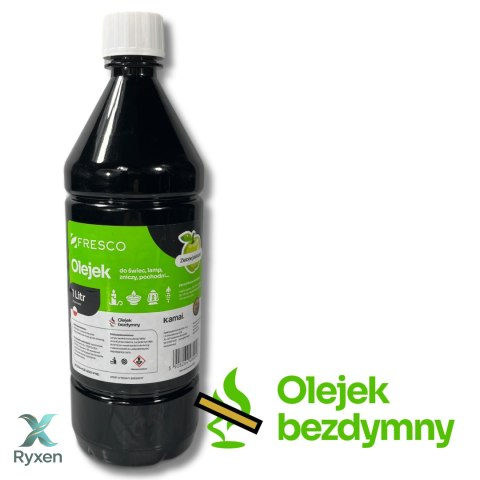 Paliwo olej do lamp, pochodni i świec 1,0L JABŁKO AiG