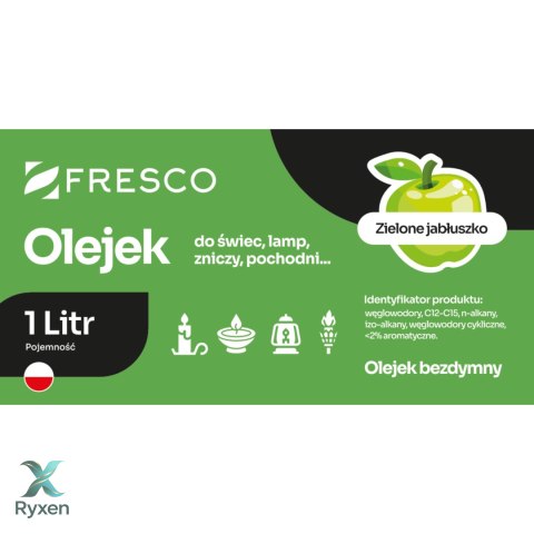 Paliwo olej do lamp, pochodni i świec 1,0L JABŁKO AiG