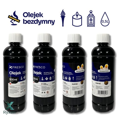 Paliwo olej do lamp, pochodni i świec 0,5L BEZZAPACHOWY AiG