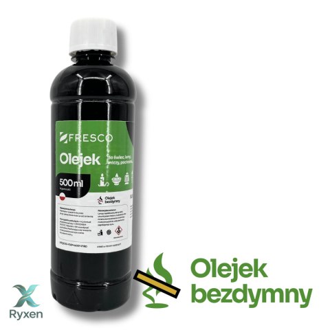 Paliwo olej do lamp, pochodni i świec 500ml JABŁKO Fresco