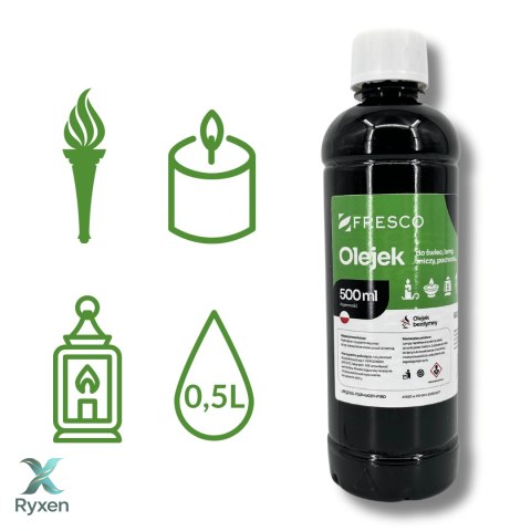 Paliwo olej do lamp, pochodni i świec 500ml JABŁKO Fresco