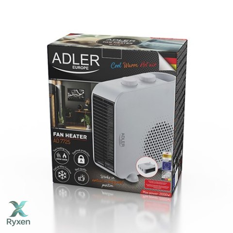AD 7725 white Termowentylator ADLER