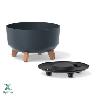 Doniczka Gracia Low DGRL400L antracytowa Prosperplast