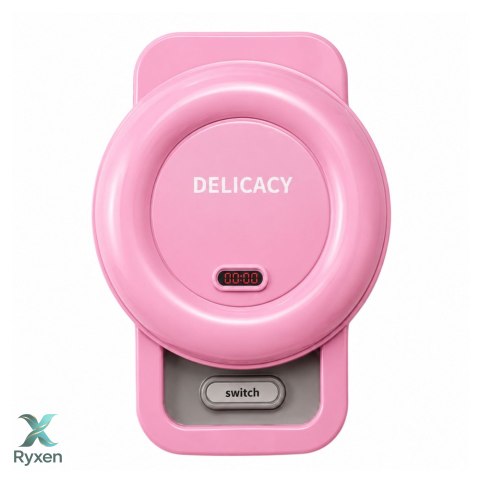 Gofrownica Dla Dzieci Gofry Zmieniające Kolor Światła Dźwięki Różowa LEAN TOYS