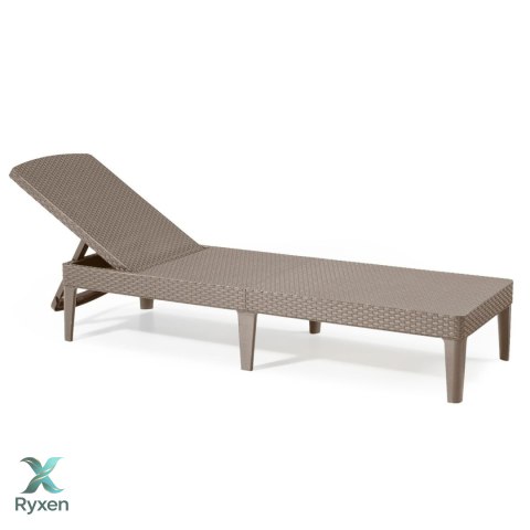 Leżak ogrodowy regulowany Jaipur Sun Lounger cappuccino Keter