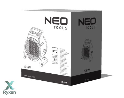 Nagrzewnica elektryczna ceramiczna PTC 5kW NEO TOOLS