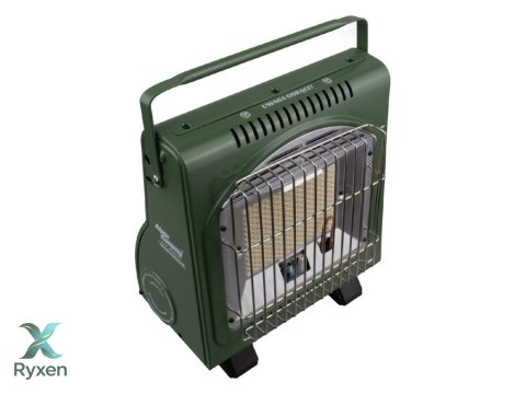 Przenośny piecyk gazowy Alpen Camping, 2w1, zużycie gazu 124g/h, zapłon piezoelektryczny, ICELAND IK-1000 PRO INKO-TIME