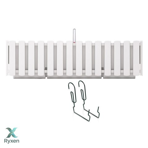 Skrzynka balkonowa z hakami Boardee Fencycase DDEF600W biała Prosperplast