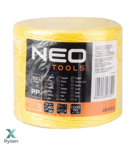 Sznurek polipropylenowy 500 m NEO TOOLS