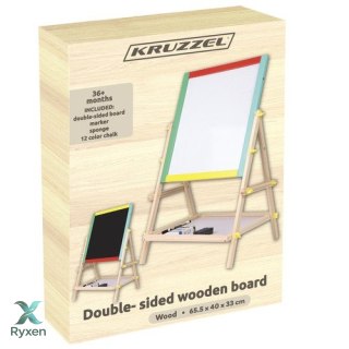 Tablica drewniana dwustronna Kruzzel 23546 KRUZZEL