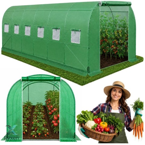 Tunel Ogrodowy Foliowy Szklarnia Na Warzywa PRO Stelaż 25MM 10x3x2M 30M? LEAN