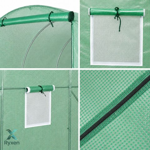 Tunel Ogrodowy Foliowy Szklarnia Na Warzywa PRO Stelaż 25MM 10x3x2M 30M? LEAN