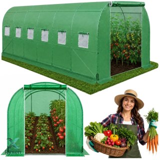 Tunel Ogrodowy Foliowy Szklarnia Na Warzywa PRO Stelaż 25MM 8x3x2M 24M? LEAN