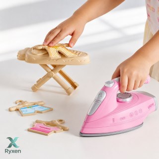 Zestaw Do Prasowania Żelazko z Funkcją Wibracji Światła Dźwięki Akcesoria LEAN TOYS