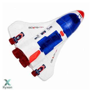 Zestaw Kosmiczny Ufo Wahadłowiec Pojazd Badawczy Satelita Astronauci LEAN TOYS