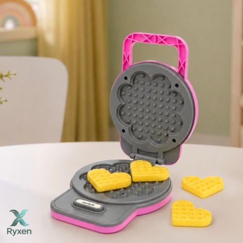 Zestaw Kuchenny Gofrownica Mikser Wymienne Końcówki Światła Dźwięki Różowy LEAN TOYS
