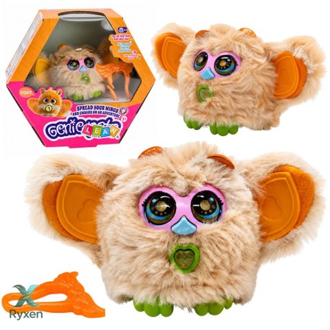 Zwierzak Interaktywny Stworek Genie Pets Światła Dźwięki Zawieszka Beżowy LEAN TOYS