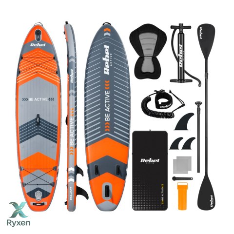Deska SUP REBEL ACTIVE RBA-4507 - pomarańczowa Rebel