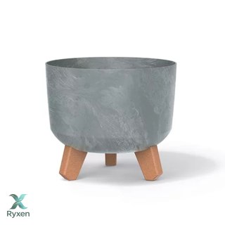 Doniczka Gracia Beton Effect DGRL200E - beton śr. 200 mm Prosperplast
