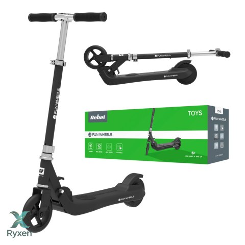 Hulajnoga elektryczna dla dzieci FUN WHEELS BLACK Rebel