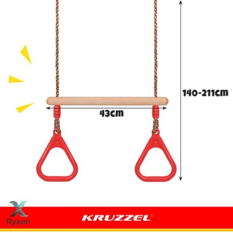 Huśtawka - trapez Kruzzel 25383 KRUZZEL