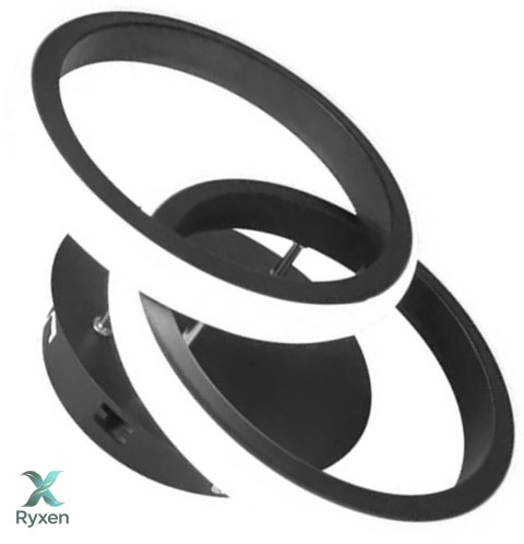 ZD110 Lampa żyrandol plafon led czarna ATL