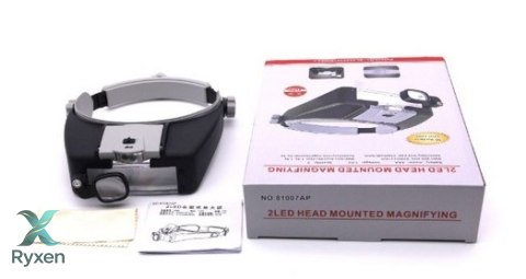 AG578A Lupa nagłowna 2led 1,5x - 17x ATL