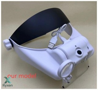AG578B Okulary powiększające led 8x ATL