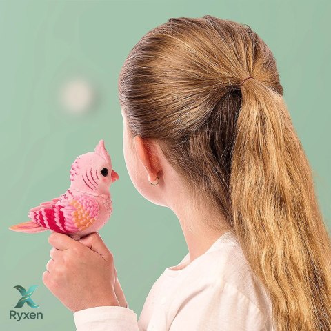 Figurka interaktywna little live pets - mój prawdziwy ptaszek różowy COBI