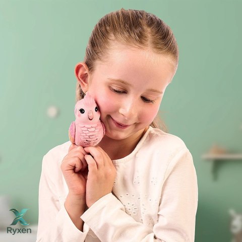 Figurka interaktywna little live pets - mój prawdziwy ptaszek różowy COBI