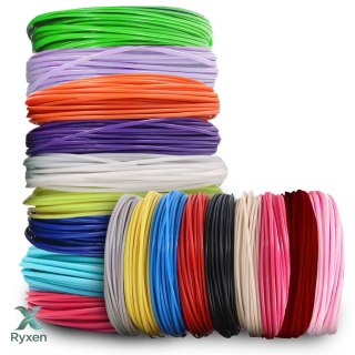 Filament pla 1.75mm wkłady do długopisu 3d pen 100m 20 kolorów x 5m - d038 RTO
