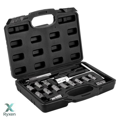 Frezy do czyszczenia gniazd wtryskiwaczy - zestaw 17 szt. NEO TOOLS
