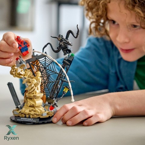 Klocki super heroes 76334 epicka bitwa: spider-man kontra sandman LEGO