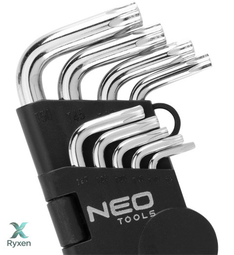 Klucze Torx, zestaw 9 szt. NEO TOOLS