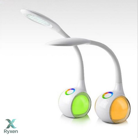 Lampka led biurkowa usb dla dziecka barwy 256 kolory rgb lampa na biurko RTO