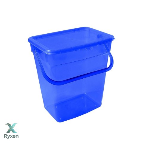 Pojemnik na proszek Plast Team 10L transparentny granatowy PLAST TEAM