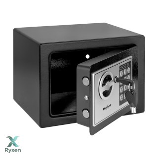 Sejf domowy elektroniczny na kod PIN i klucz ? sejf na pieniądze i dokumenty Rebel RB-7000 Rebel