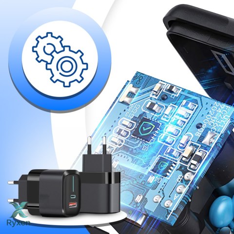 Szybka ładowarka zestaw 3w1 kostka + kabel usb typ-c 20w quick charging - er1090 RTO