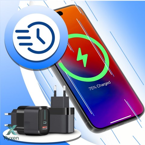 Szybka ładowarka zestaw 3w1 kostka + kabel usb typ-c 20w quick charging - er1090 RTO