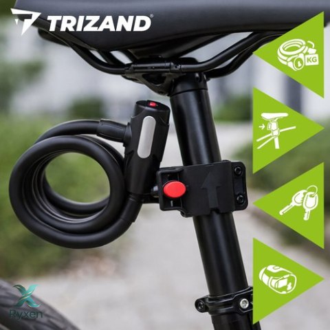 Zapięcie rowerowe 150cm Trizand TRIZAND