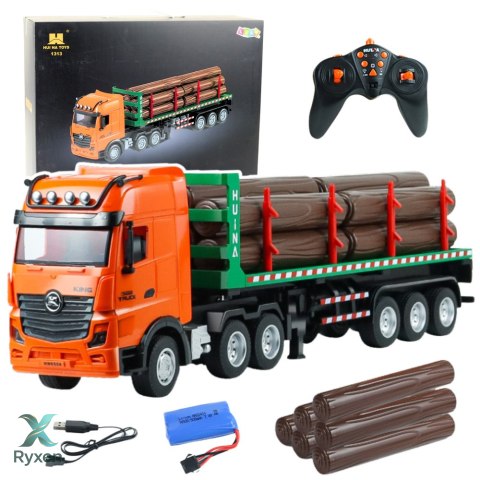 Ciężarówka Transporter Drewna Zdalnie Sterowany RC Huina 1:18 HUINA