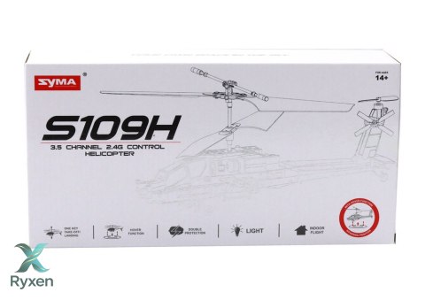 Helikopter Militarny Apache Zdalnie Sterowany RC Syma S109H Khaki LEAN TOYS