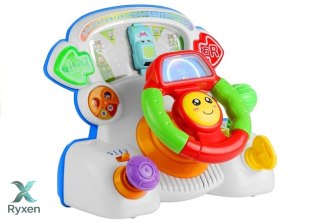 Kierownica Edukacyjna Interaktywna Dźwięki Światło LEAN TOYS