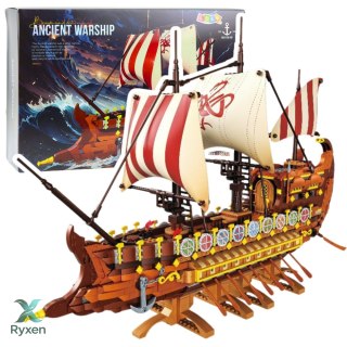 Klocki Konstrukcyjne Starożytny Statek Romański 2073 el. LEAN TOYS