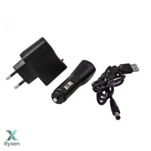 Latarka aku. 3w cob led + 1w led, zasilacz usb na 230v i 12v Dedra