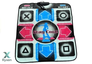 Mata Taneczna Do Tańczenia USB CD 80 cm x 90 cm LEAN TOYS