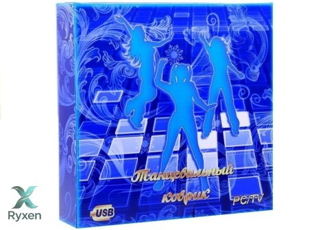 Mata Taneczna Do Tańczenia USB CD 80 cm x 90 cm LEAN TOYS