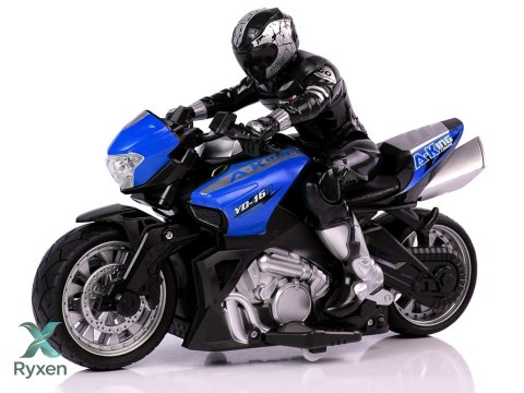Motor Sportowy R/C 2.4G Zasięg 35 m 1:10 Niebieski LEAN TOYS