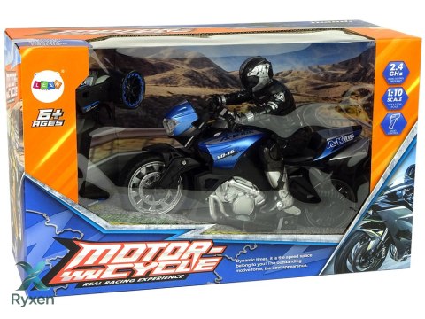 Motor Sportowy R/C 2.4G Zasięg 35 m 1:10 Niebieski LEAN TOYS