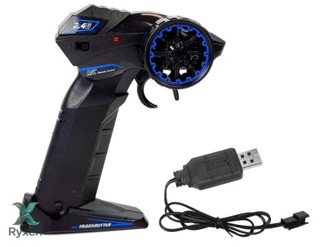 Motor Sportowy Ścigacz Zdalnie Sterowany 2.4G Zasięg 35 m Czerwony LEAN TOYS